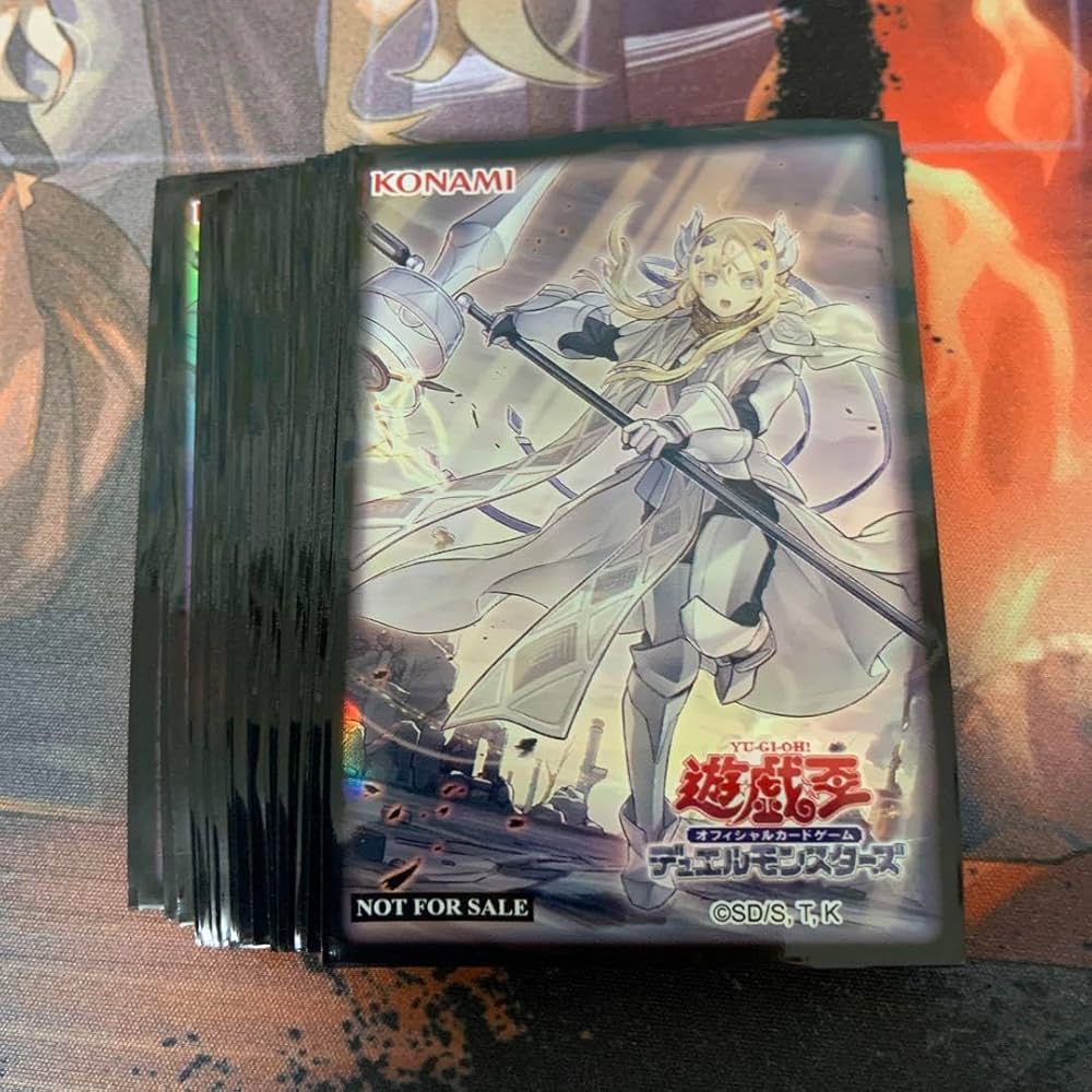 遊戯王 公式 白の聖女エクレシア スリーブ 40枚 未開封 遊戯王 公式 白