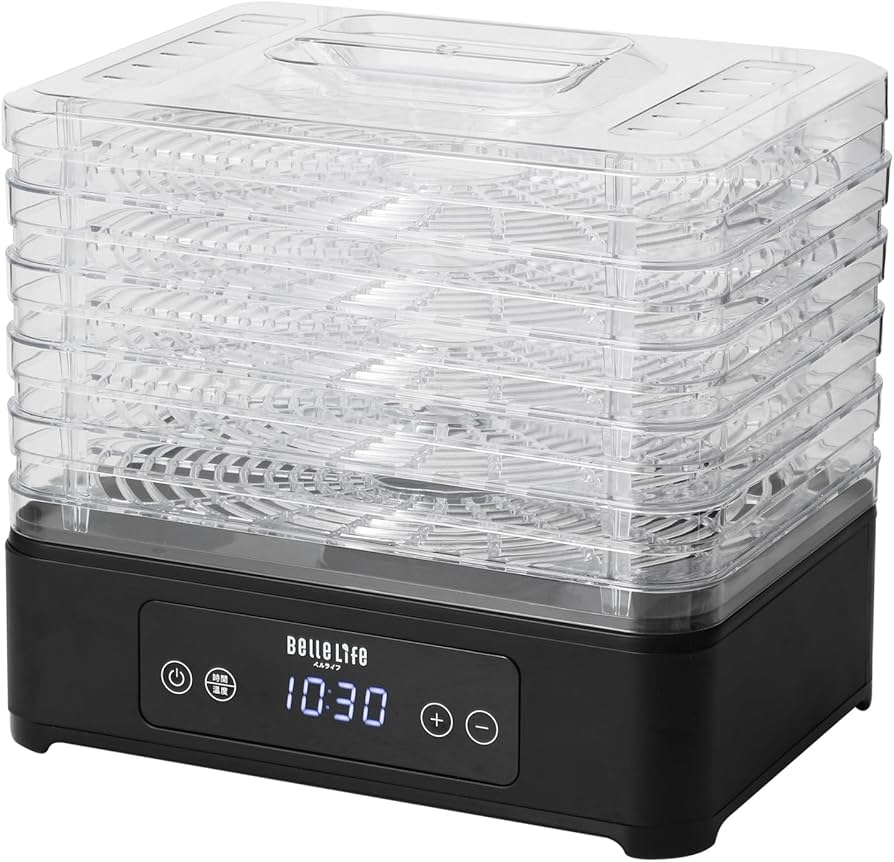 Amazon.co.jp: BelleLife フードドライヤー 食品乾燥機 ドライフルーツ