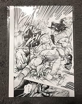 Amazon.co.jp: ジョジョ 複製原画 承太郎 ディオ 少年ジャンプ 集英社