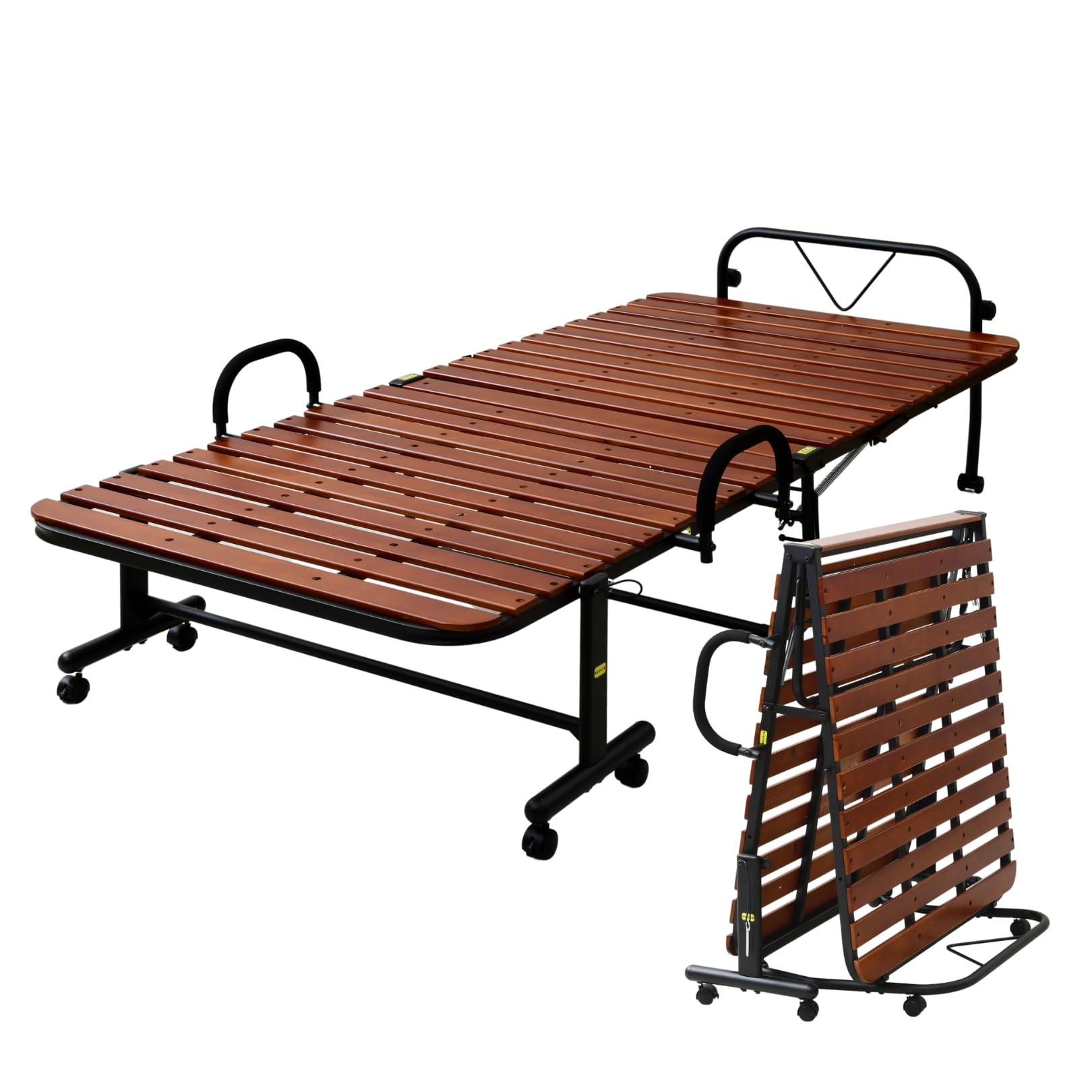 Amazon｜[山善] すのこベッド 折りたたみベッド 床板は丈夫で美しい