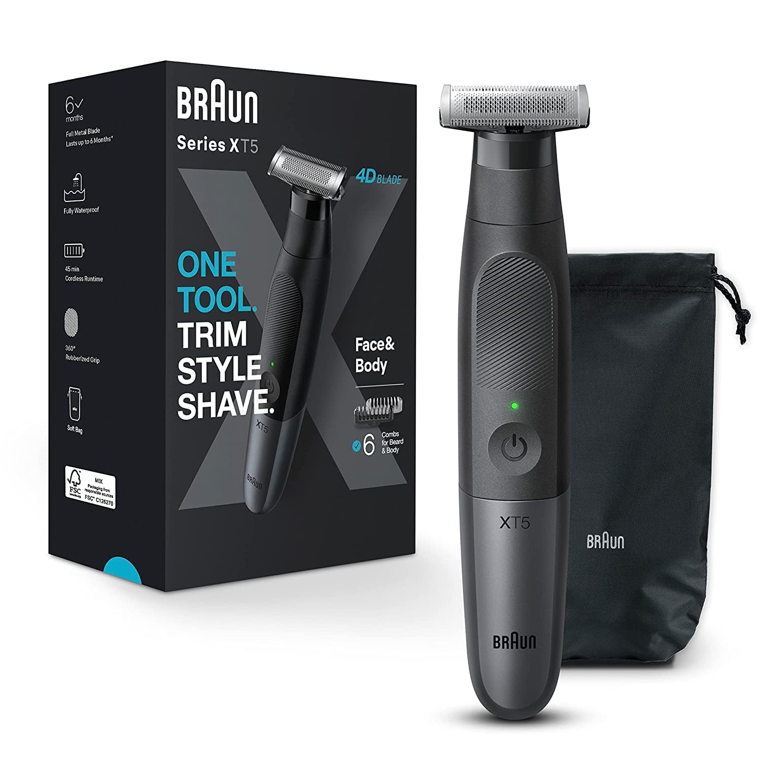 Amazon.com: Braun Series XT5 – Beard Trimmer, Shaver and Electric
