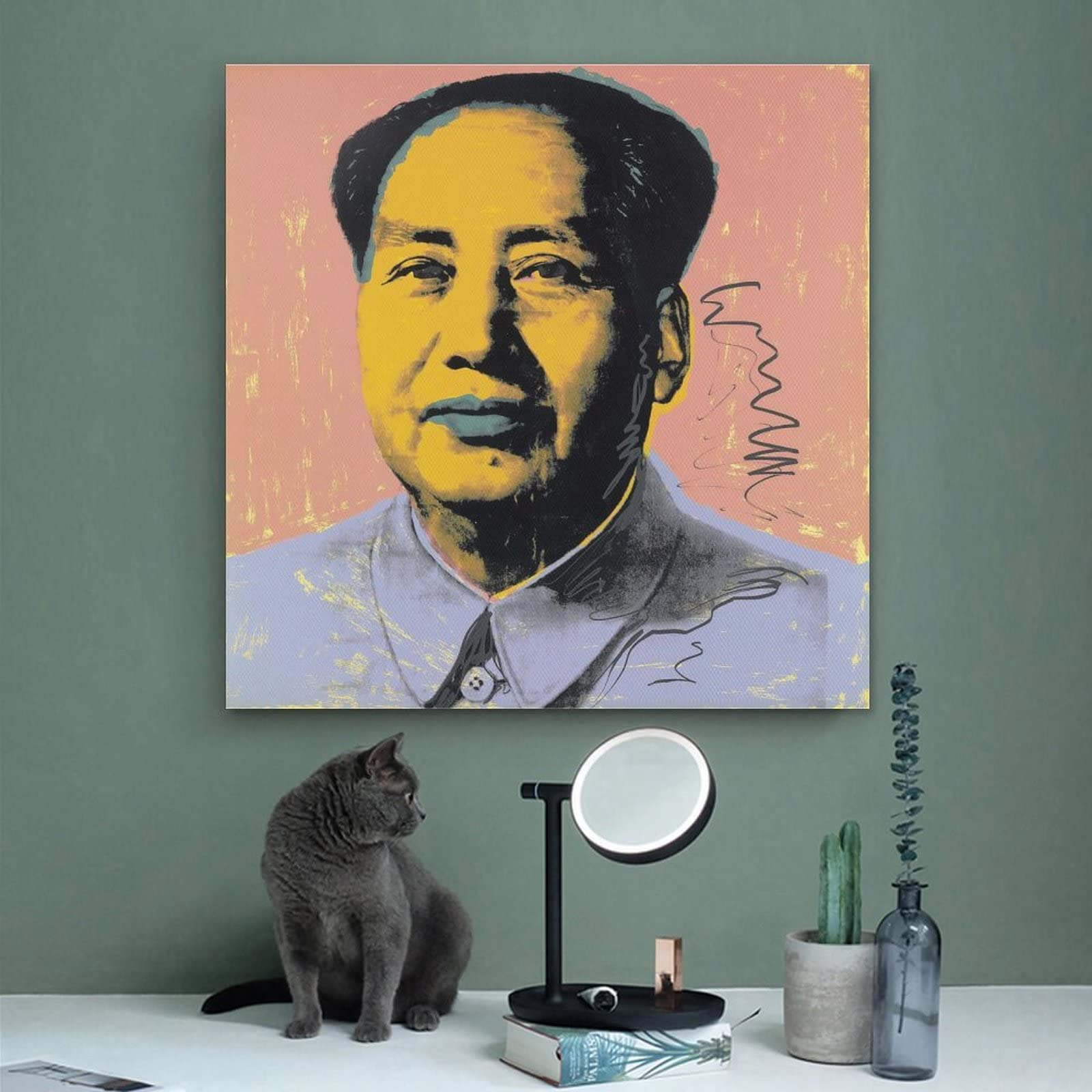 Amazon.co.jp: Andy Warholアンディ・ウォーホル画家の作品（毛沢東