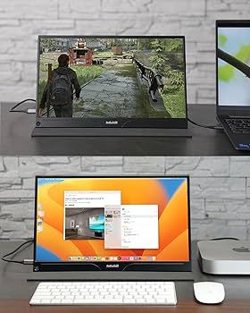 Amazon.co.jp: Intehill モバイルモニター 15.6 インチ 持ち運び