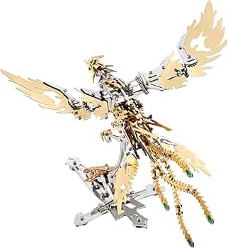 Amazon | 立体パズル 大人向け 3d メタルパズルフェニックス金属モデル
