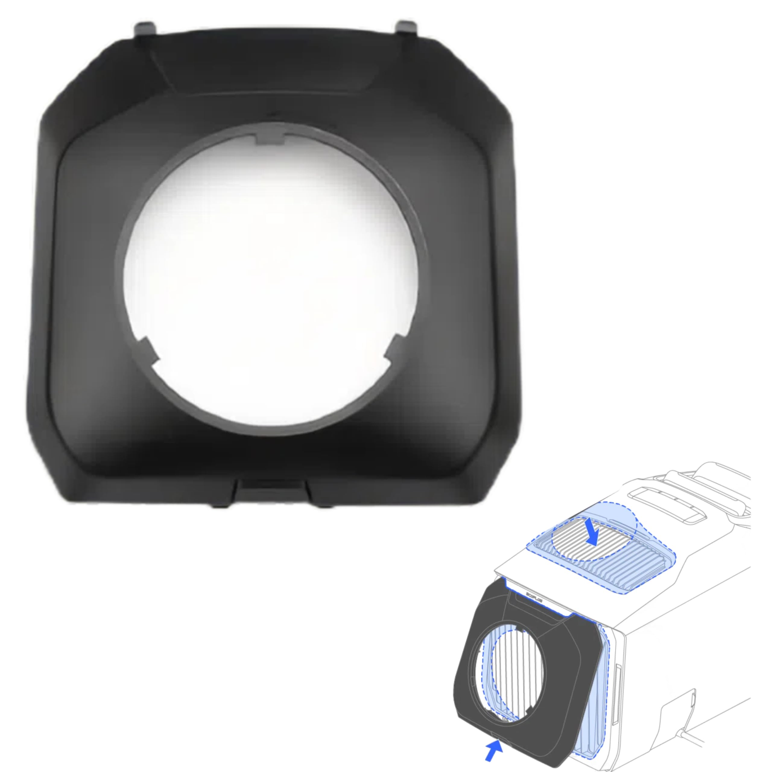 Amazon.co.jp: エコフロー Wave3 ポータブルエアコン ダクト前/後部