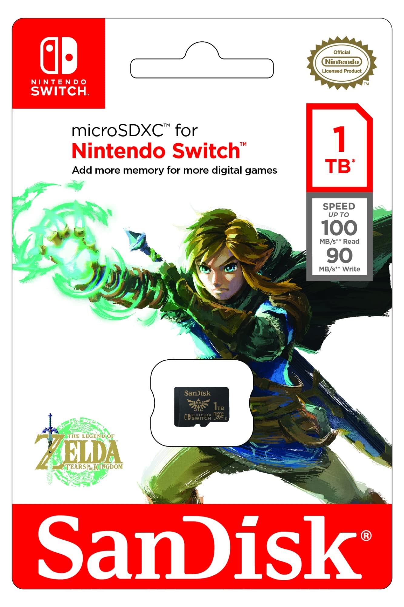 Amazon.com: SanDisk 1TB microSDXC-Card Licensed for Nintendo