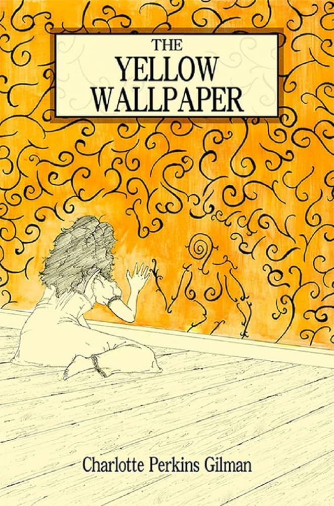 Amazon.co.jp: The Yellow Wallpaper (Illustrated) (English Edition