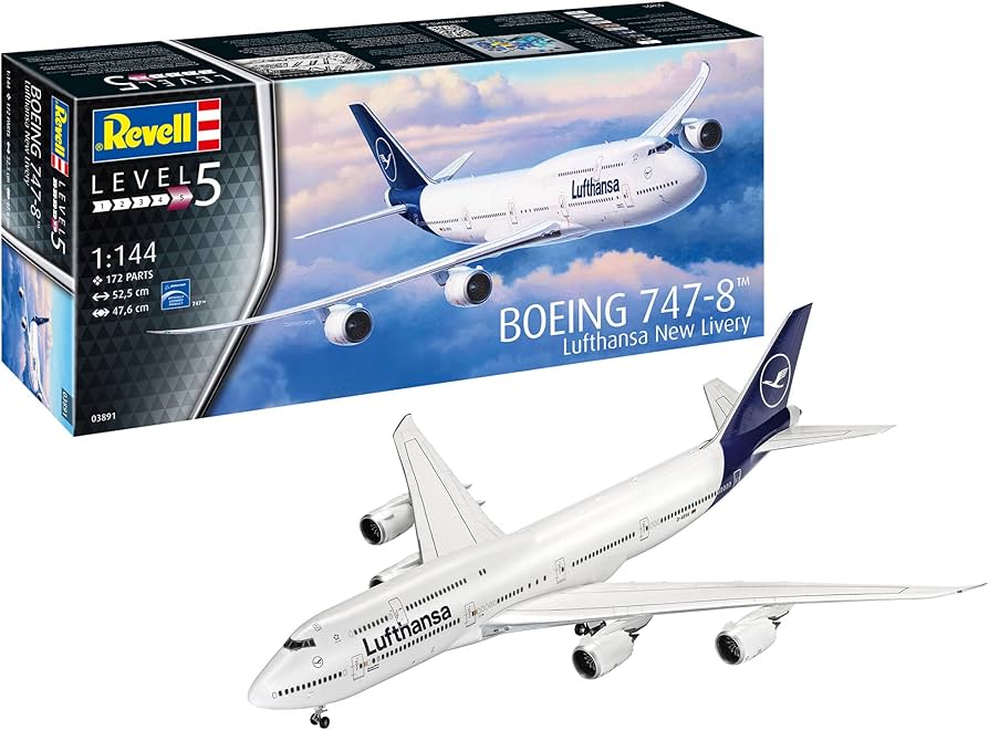 Amazon | ドイツレベル 1/144 ルフトハンザ航空 B747-8a New Livery