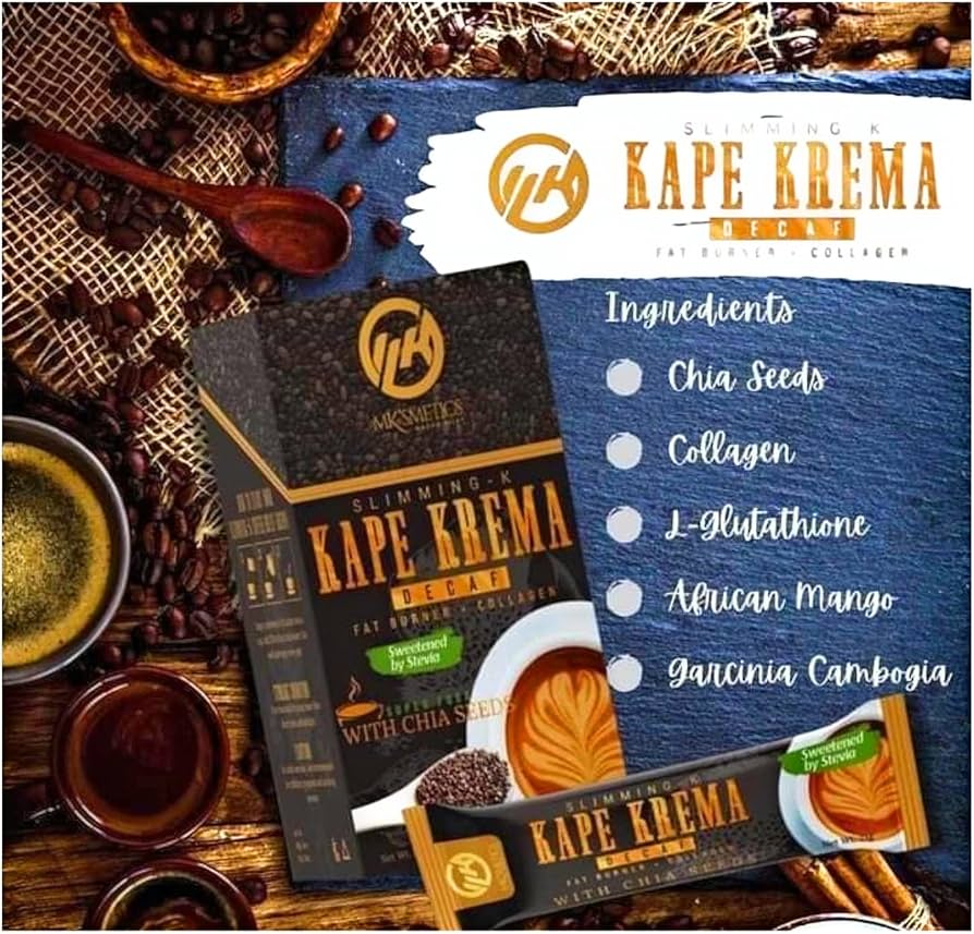 Amazon.com : MK'SMETICS Slimming-K KAPE KREMA Decaf Coffee with