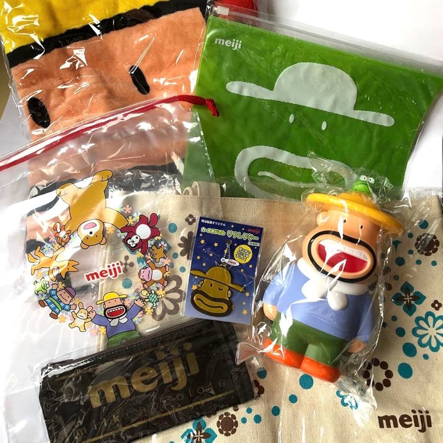 Amazon.co.jp: カールおじさん 明治 ビックタオル 貯金箱 トートバック