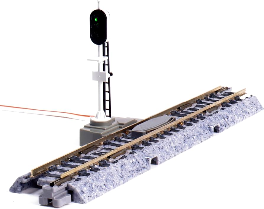 Amazon | カトー (KATO) Nゲージ 3灯式自動信号機SX 64mm 補助線路付