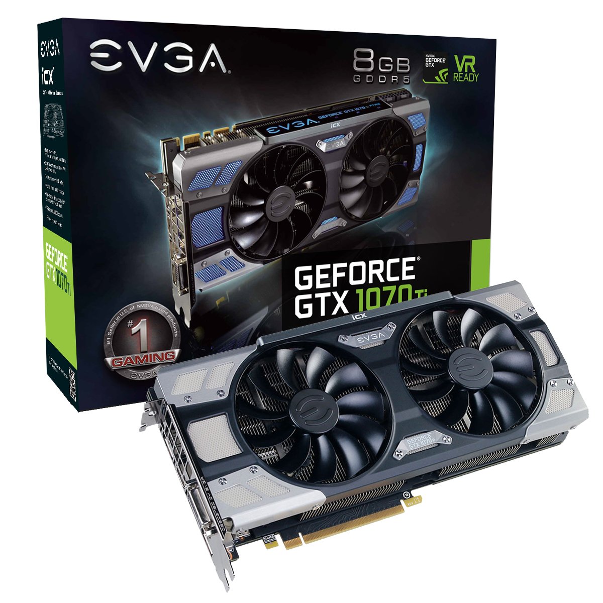 Amazon.com: EVGA GeForce GTX 1070 Ti FTW2 GAMING, 8GB GDDR5, iCX