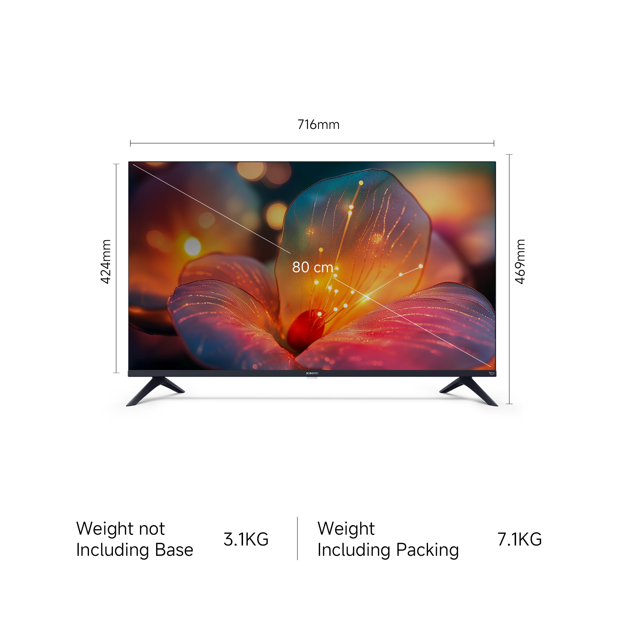 Xiaomi 80 cm (32 inch) F Series HD Ready Smart LED Fire TV L32MB