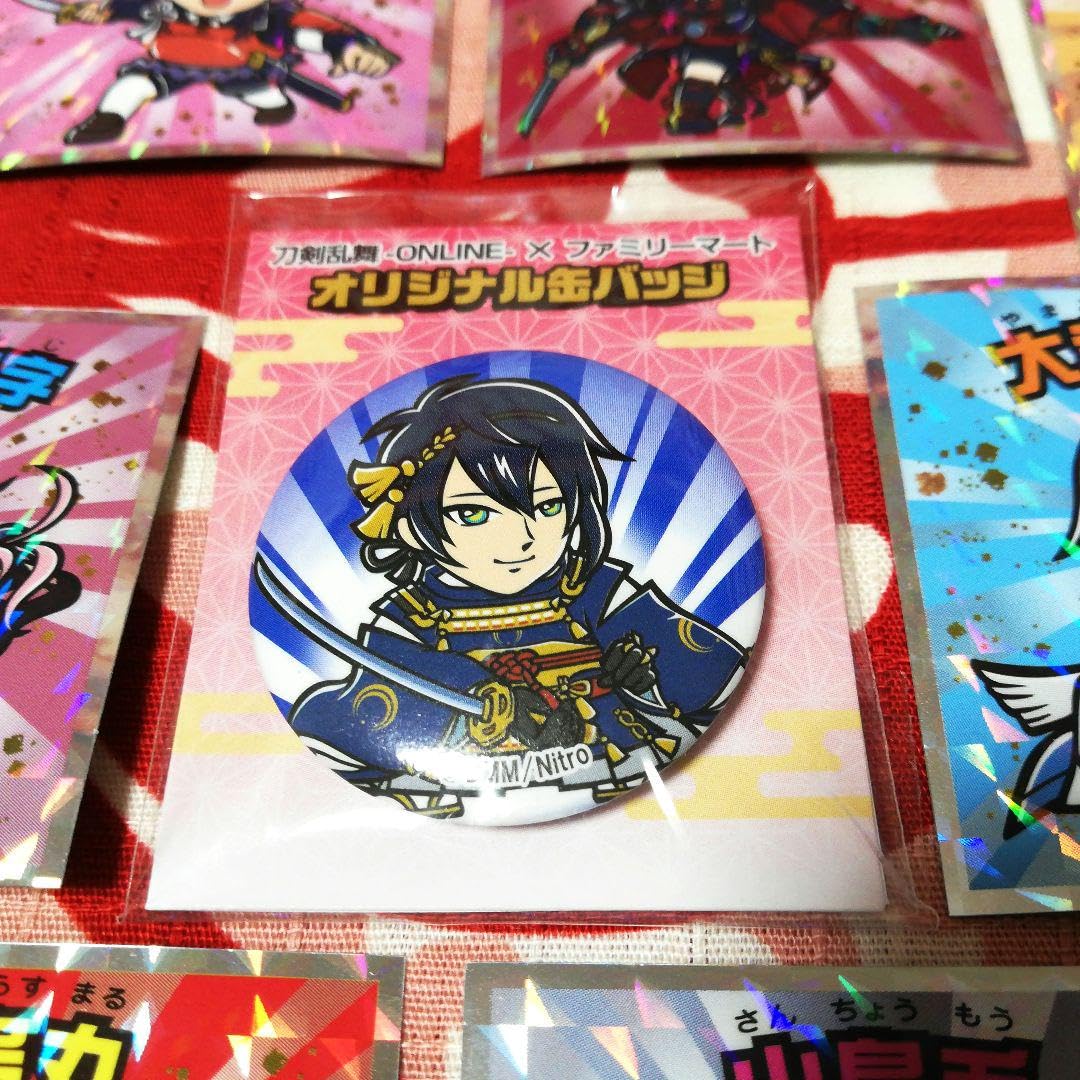 刀剣乱舞 三日月 AnimeJapan2016 缶バッジ 13個セット 刀剣乱舞 三日月