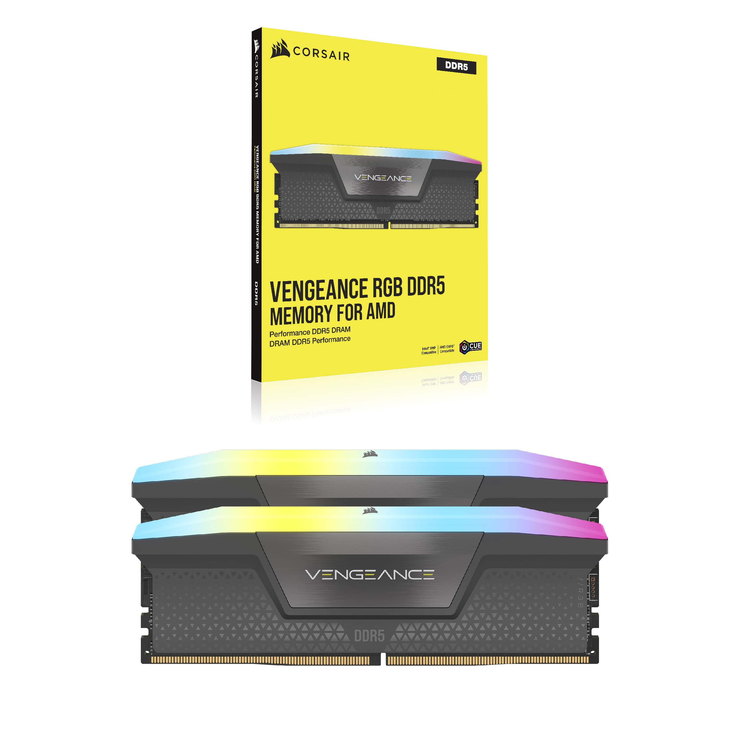 Amazon | CORSAIR DDR5-6000MHz デスクトップPC用メモリ VENGEANCE RGB