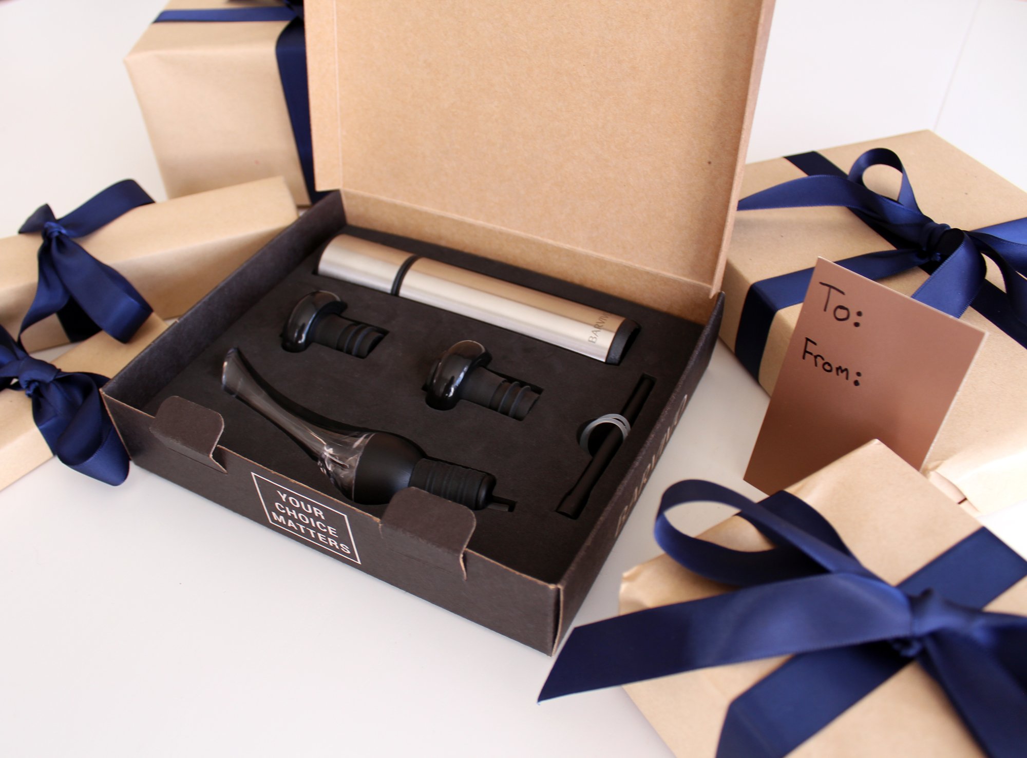 Amazon | Barvivoワインエアレーターとワインセーバーポンプ、 2つの