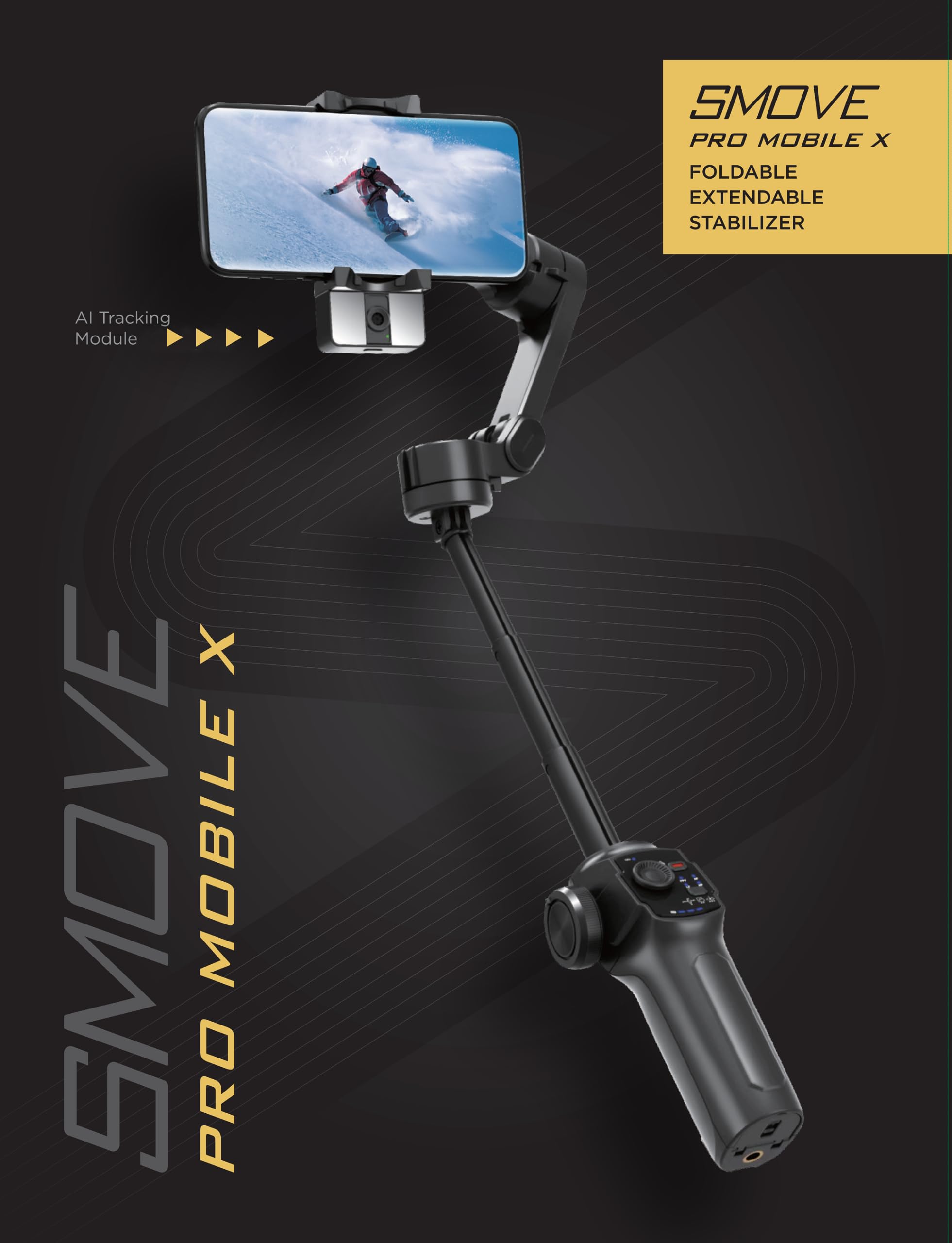 Amazon.com: SMOVE Pro Mobile X Smartphone Gimbal Stabilizer, 3