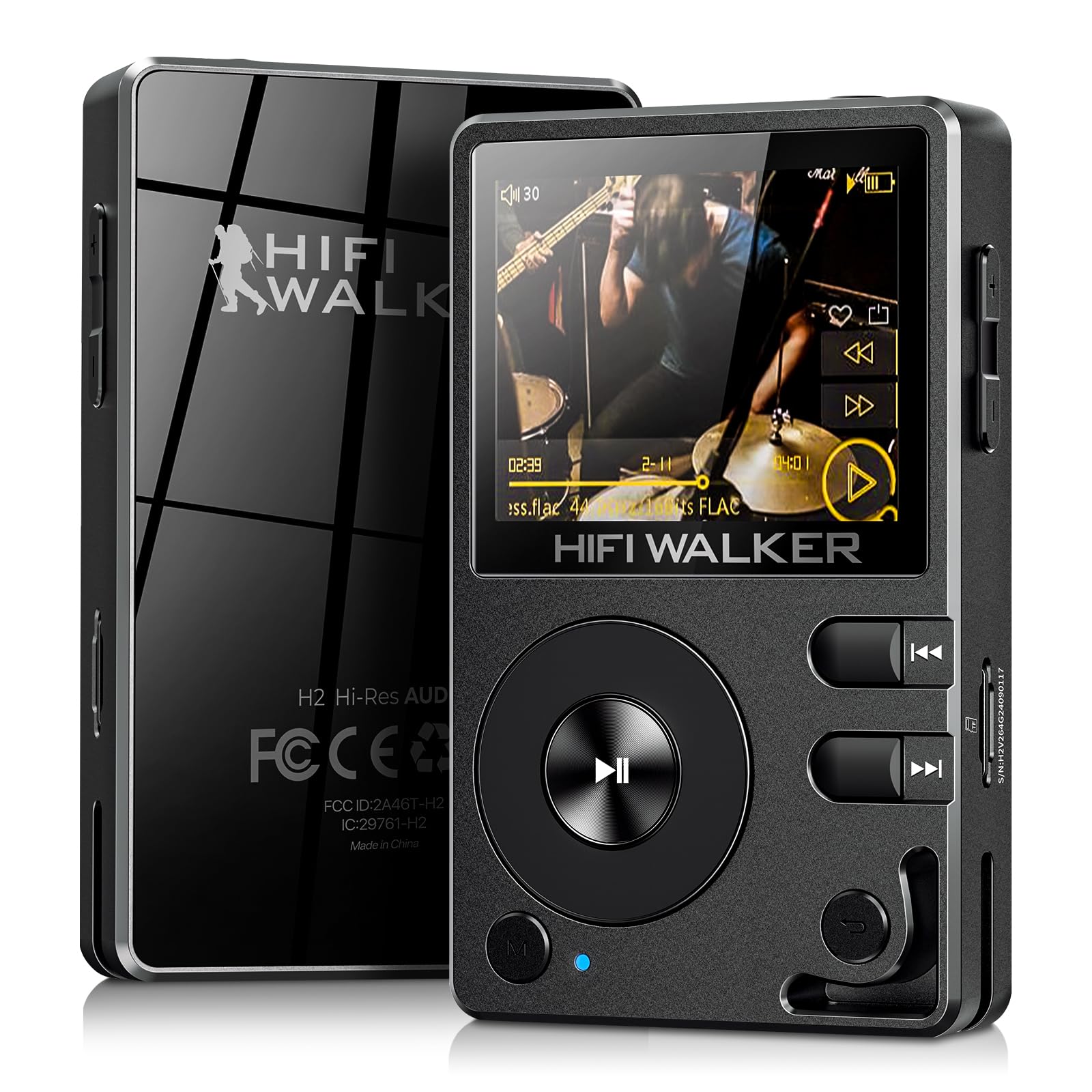 Amazon.co.jp: HIFI WALKER H2 ハイレゾ対応 HiFi MP3プレーヤー