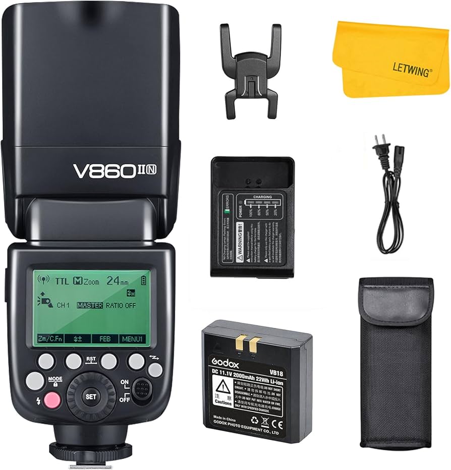 Amazon.com : Godox V860II-N Flash for Nikon, 2.4G Wireless