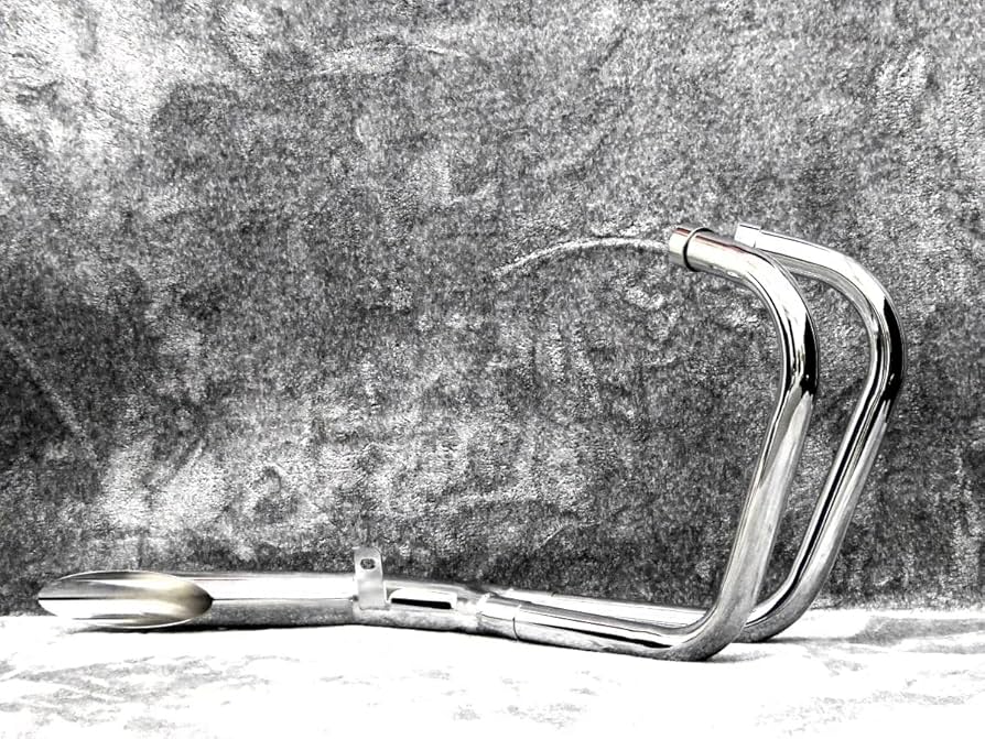 Amazon | GS400 マフラー (ナカノサイクロン 鉄メッキ)/ GS400E