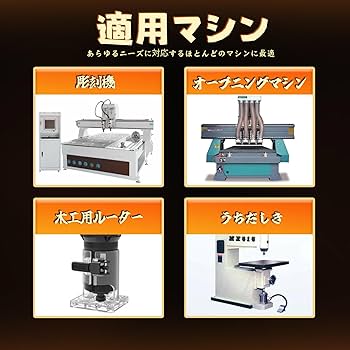 Amazon.co.jp: Kuzuru 3本入ほぞ切りり横溝ビット T型ルータービット