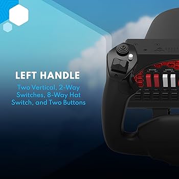 Honeycomb Alpha Flight Controls Yoke & Switch Painel : Amazon.com