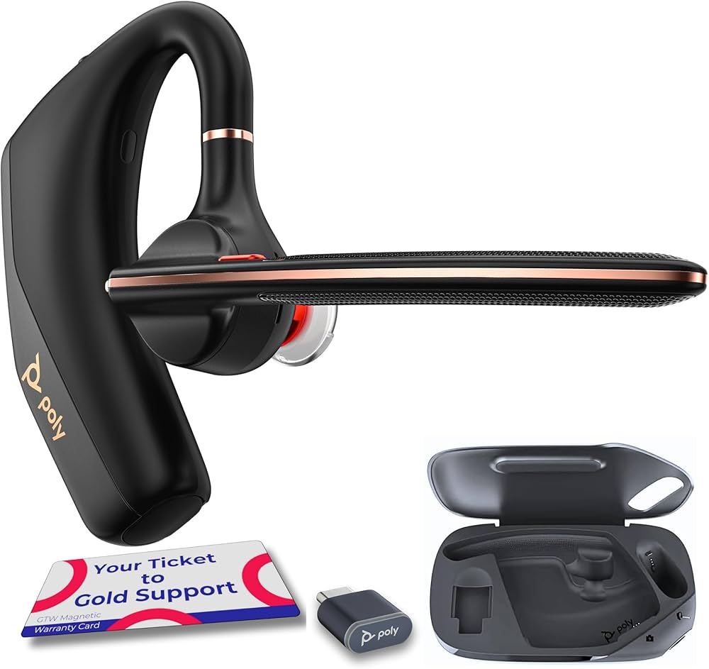 Amazon.com: Poly Voyager Legend 50 UC Bluetooth Headset, Charging