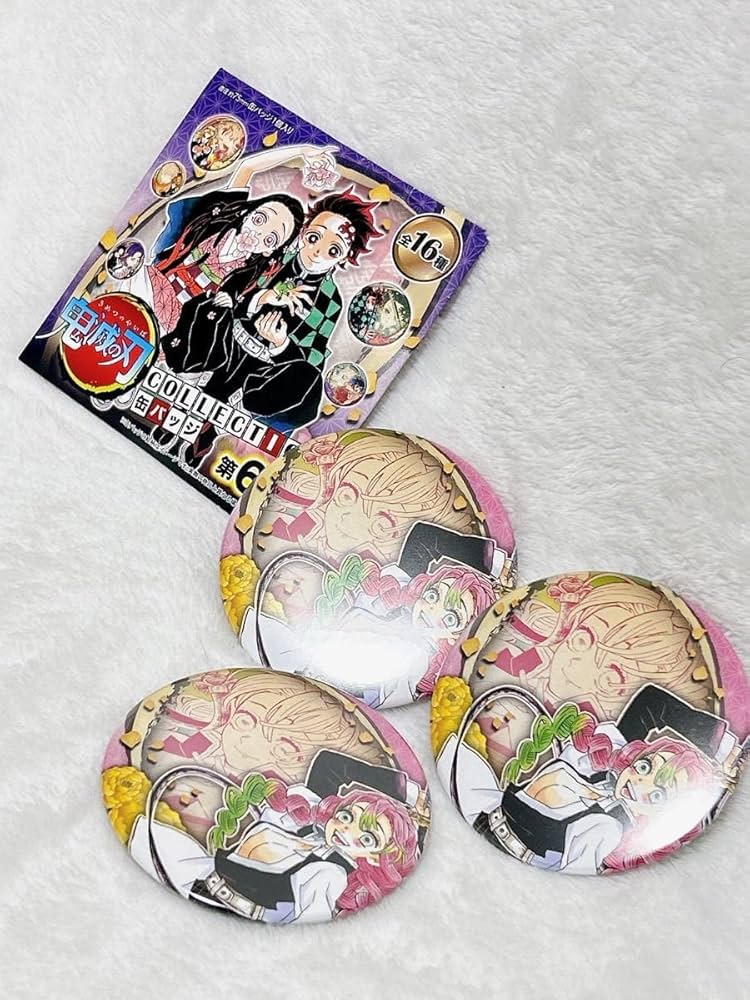 Amazon.co.jp: 鬼滅 原画展 コレクション缶バッジ 第6弾 甘露寺蜜璃