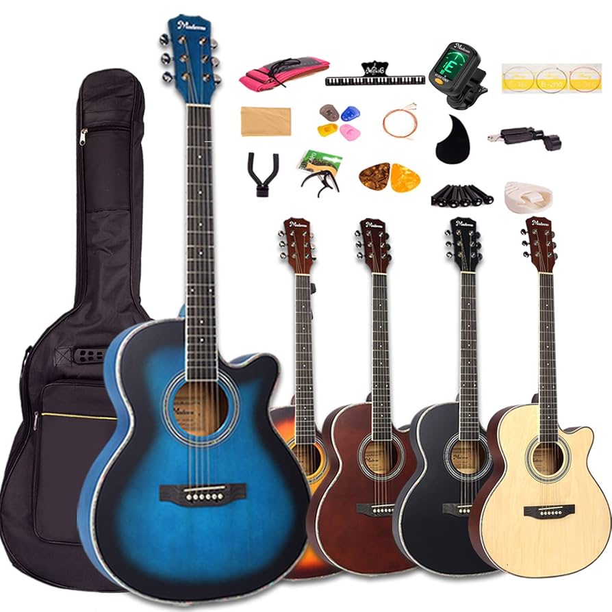 アコースティックギター サンバースト ギターケース付き