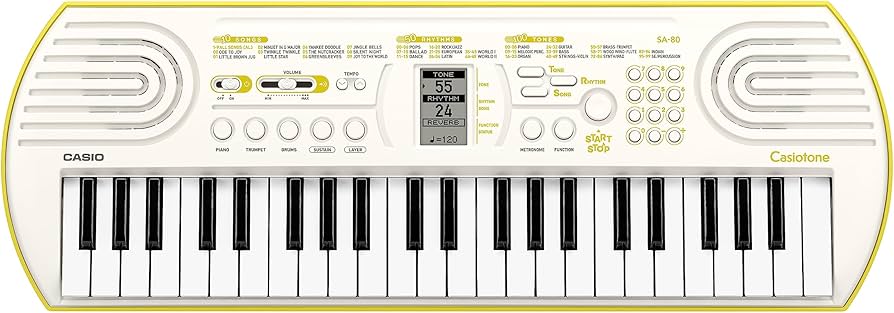Amazon.co.jp: CASIO カシオ/SA-80 ミニキーボード : 楽器・音響機器