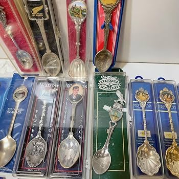 Amazon.co.jp: 30本セットスーベニアスプーン 世界のスプーン 海外製