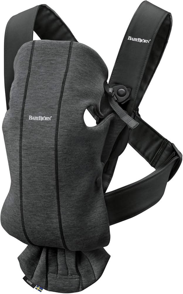 Amazon.com: BabyBjörn Baby Carrier Mini, Charcoal Gray, 3D Jersey