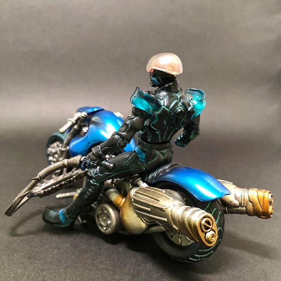 Amazon.co.jp: 匠魂 SPECIAL ハカイダー バイク セット レッド ブルー