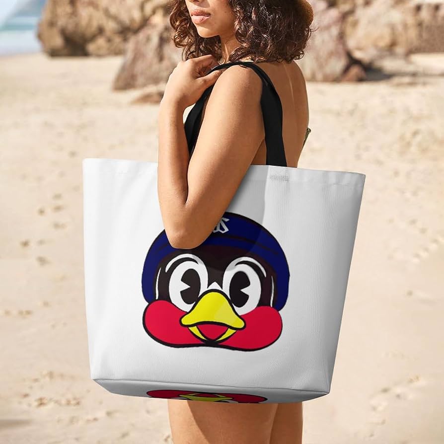 Amazon.co.jp: 東京ヤクルトスワローズ つば九郎 トートバッグ 大容量