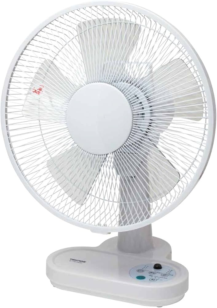 Amazon | TEKNOS 卓上扇風機 DCモーター 【ホワイト】 30cm羽根