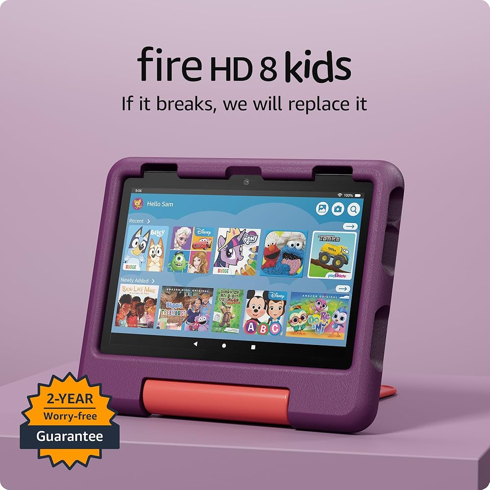 2024 Grape Fire HD 8 Kids tablet, 32 GB | Amazon