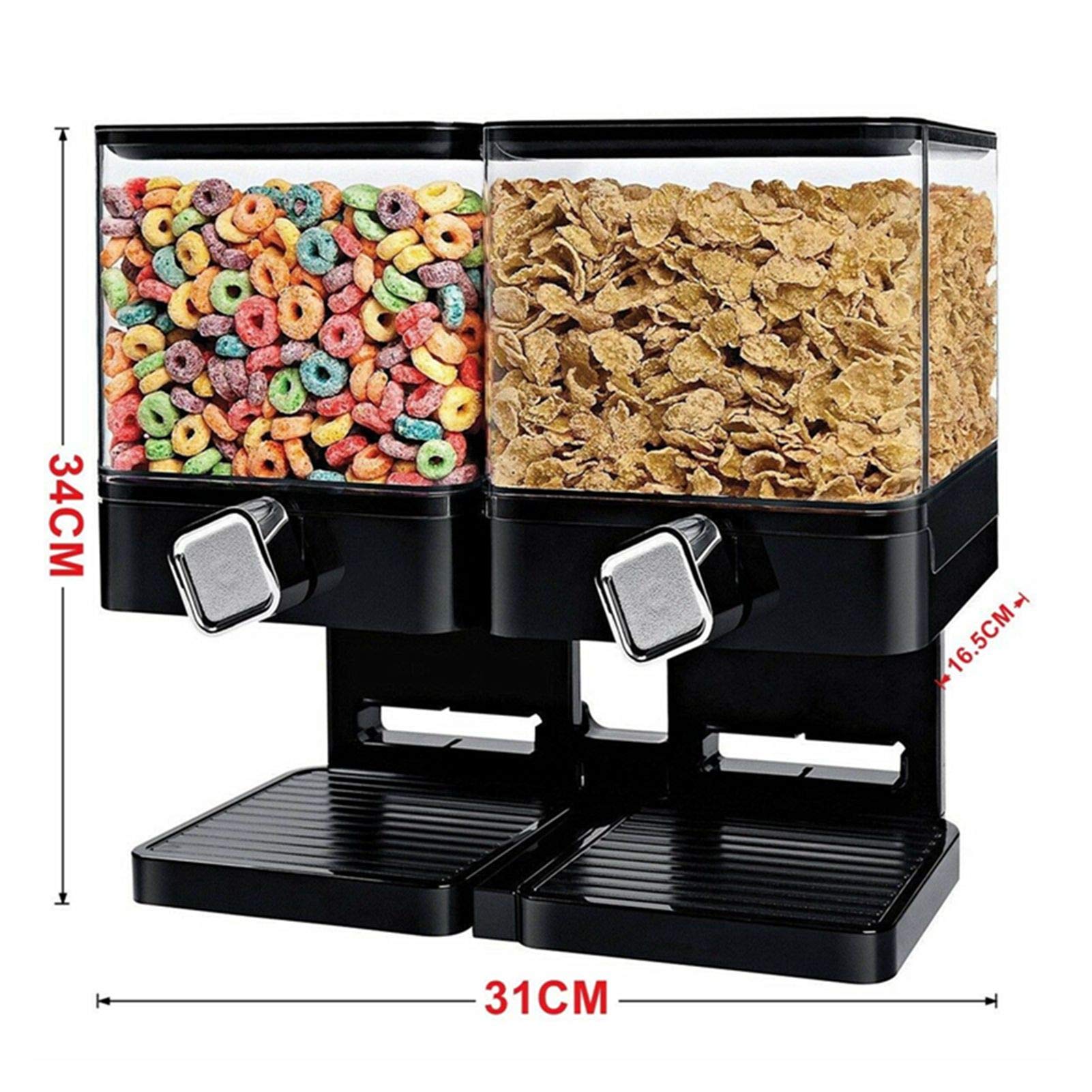 Amazon｜Popuppe シリアルディスペンサー 大容量 7.4L 穀物