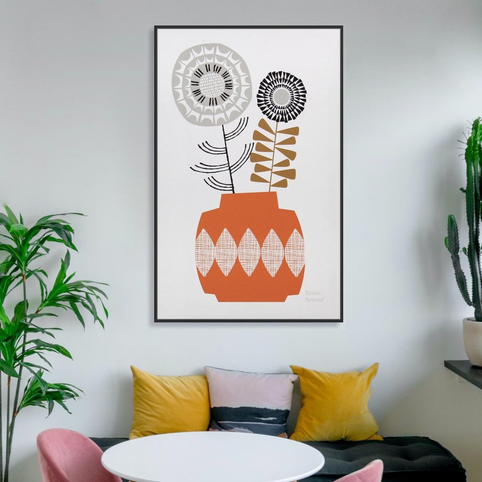 Amazon.co.jp: アートフレーム 北欧風 絵画 北欧 ポスター 幾何学