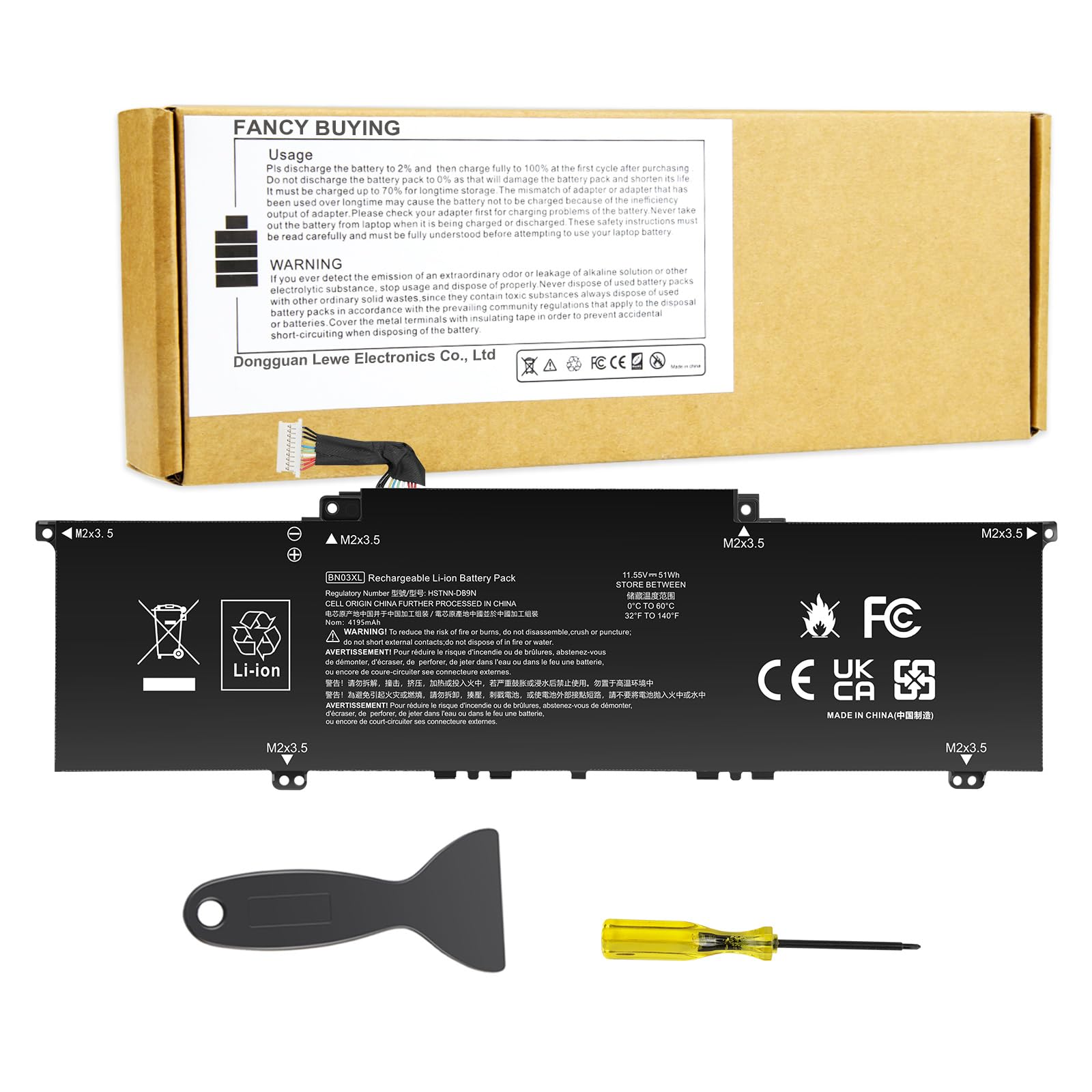 Amazon.com: BN03XL L77034-005 Battery for 2020 HP Envy X360 15-ED