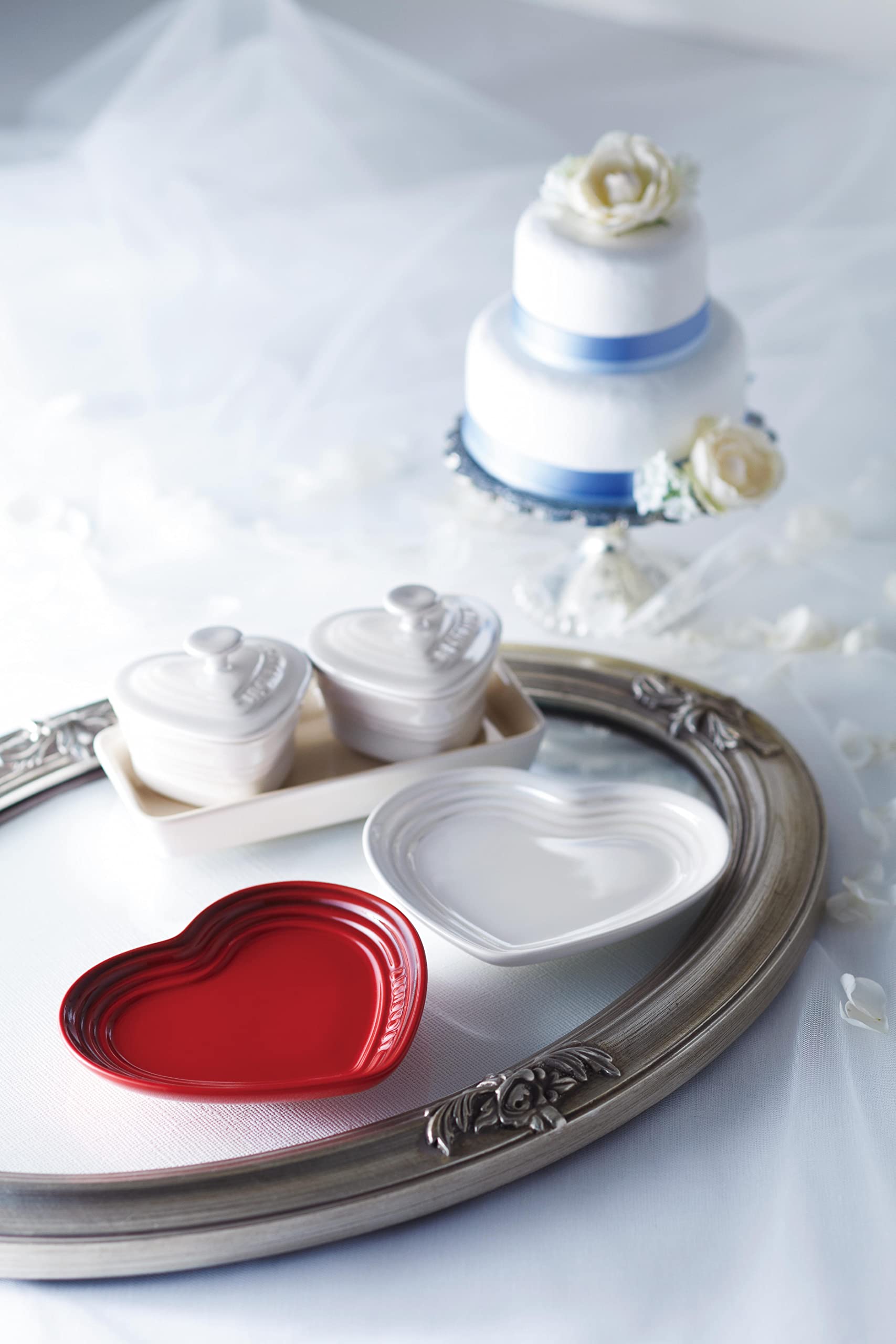 Amazon.co.jp: ル・クルーゼ(Le Creuset) 皿 ハート・プレート(S