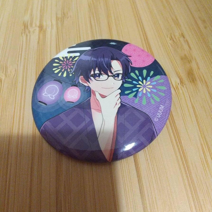 Amazon.co.jp: からぴちくじ 缶バッジ もふくんカラフルピーチ 真夏の