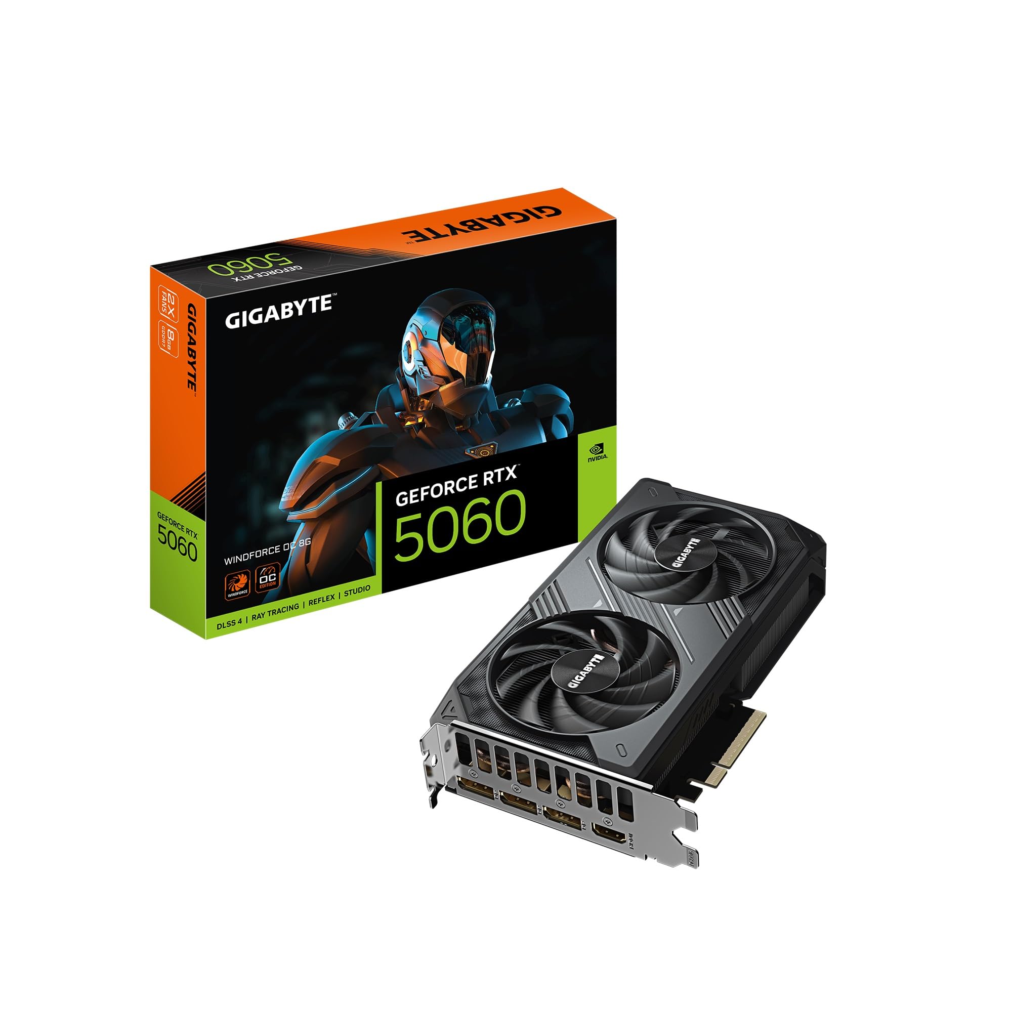 Amazon.com: GIGABYTE GeForce RTX 5060 WINDFORCE OC 8G Graphics