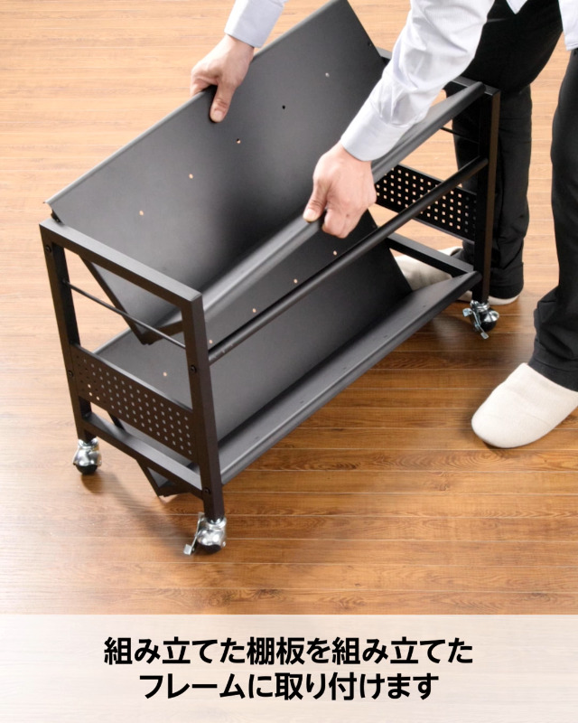 Amazon.co.jp: Bauhutte(バウヒュッテ) デスク下ワゴン (幅70×奥行30