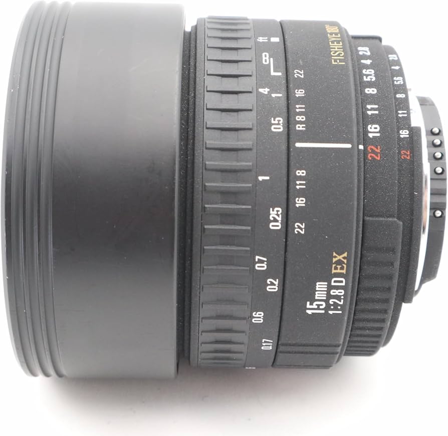 Amazon.com : Sigma 15mm F2.8 EX Diagonal Fisheye Lens for Nikon