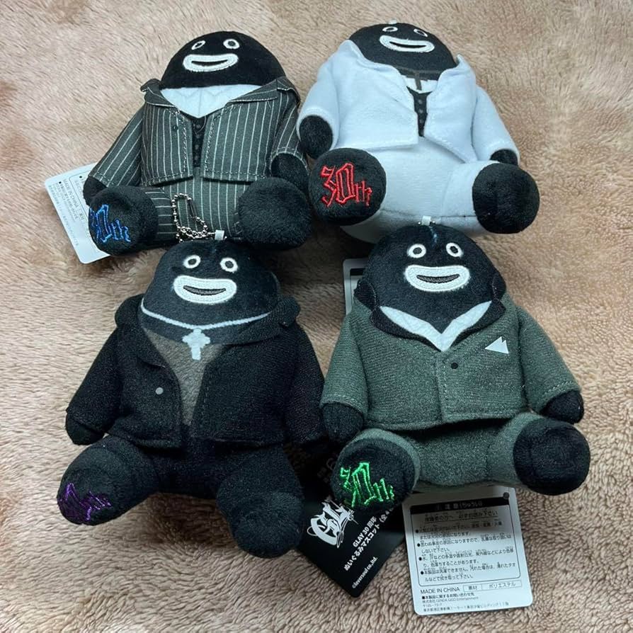 GLAY30th AnniversaryZURAマスコット4種gigo