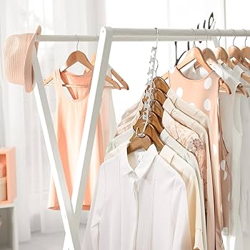 Amazon.com: HOUSE DAY 10.5 Inch Closet Space Saving Wardrobe