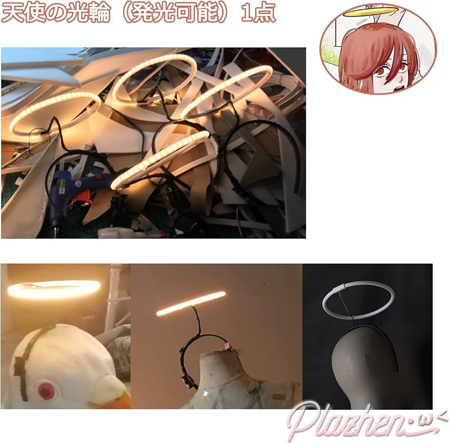 天使の悪魔 コスプレ ウィッグ 翼付き Mサイズ 天使の悪魔 コスプレ