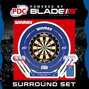 Amazon.co.jp: Winmau PDC Blade 6ダーツボードサラウンドセット