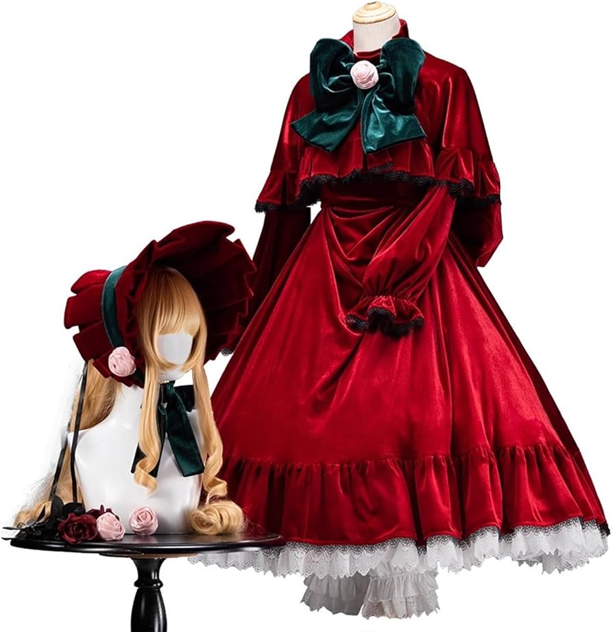 Amazon.co.jp: ローゼンメイデン コスプレ衣装 真紅 3点セット