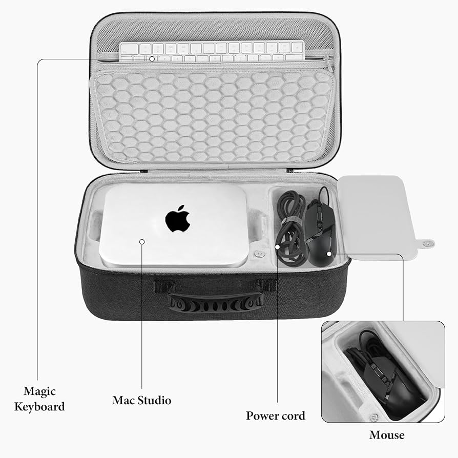 Amazon.co.jp: Geekria ハードケース Apple Mac Studio M1/M2/M4 Max